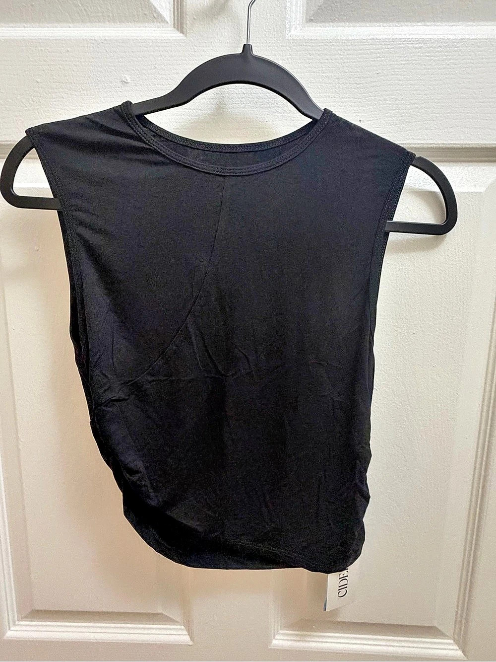 Cider Sleeveless Tank in Black Large NWT